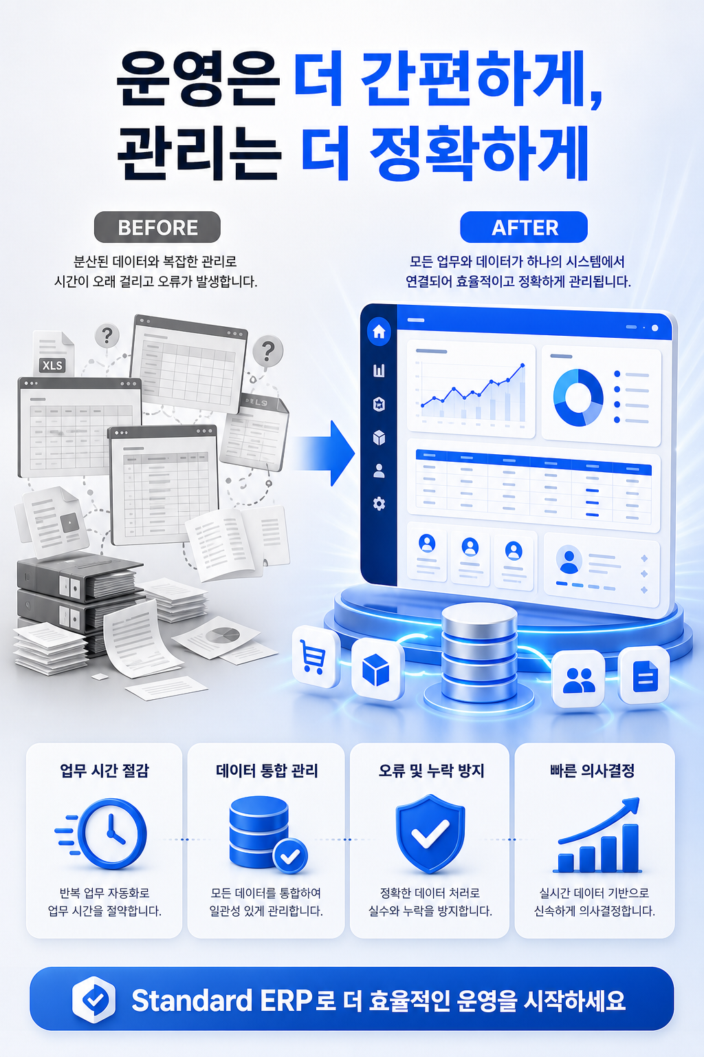 운영은 더 간편하게 관리는 더 정확하게